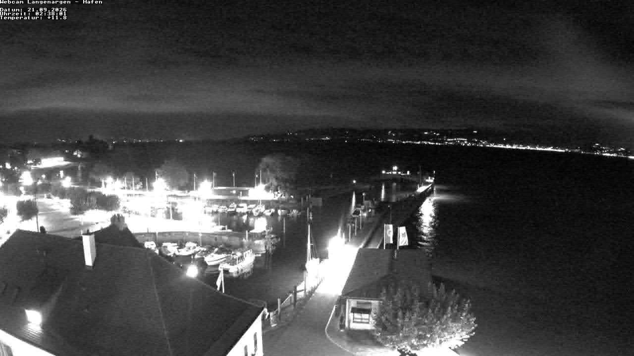 Archiv Foto Webcam Bodensee: Gemeindehafen Langenargen