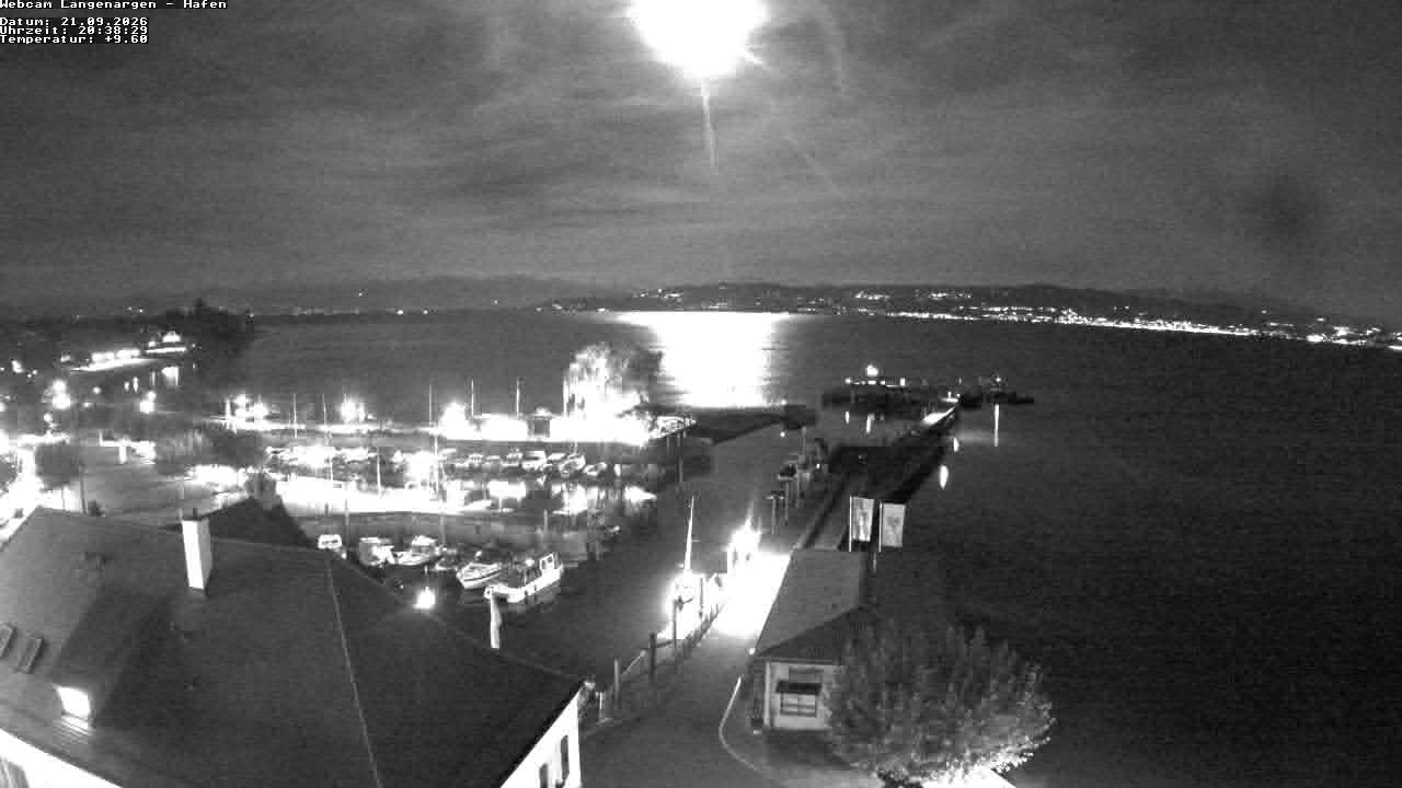 Archiv Foto Webcam Bodensee: Gemeindehafen Langenargen