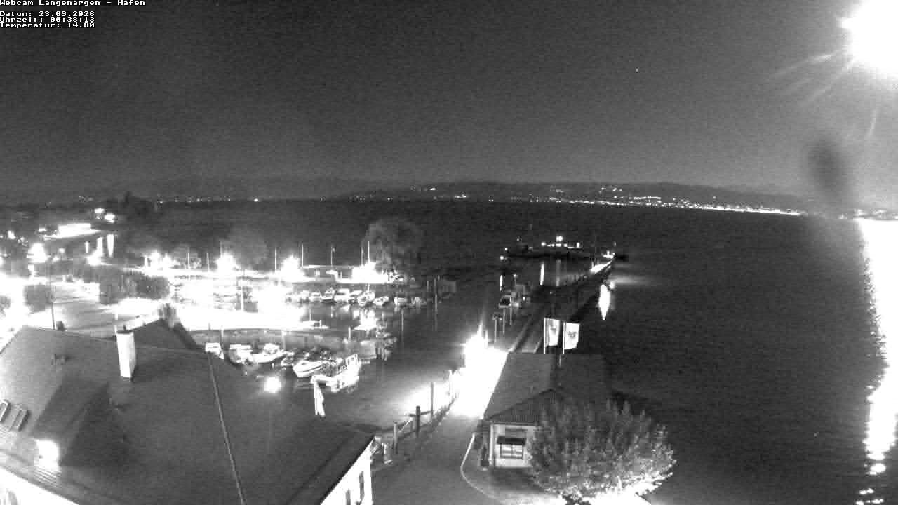 Archiv Foto Webcam Bodensee: Gemeindehafen Langenargen