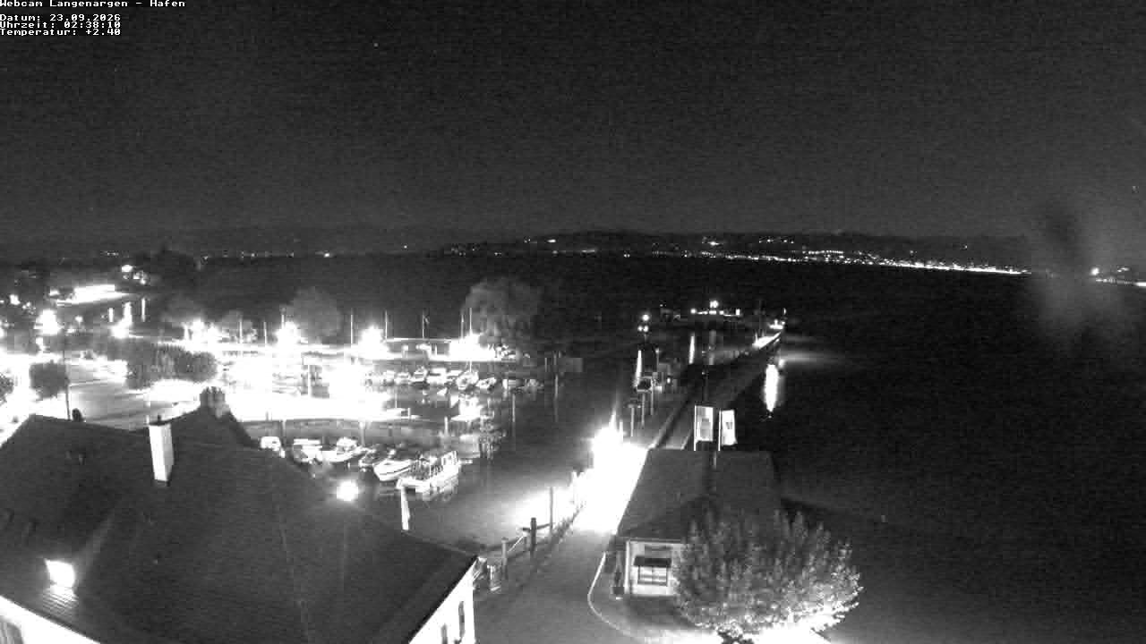 Archiv Foto Webcam Bodensee: Gemeindehafen Langenargen