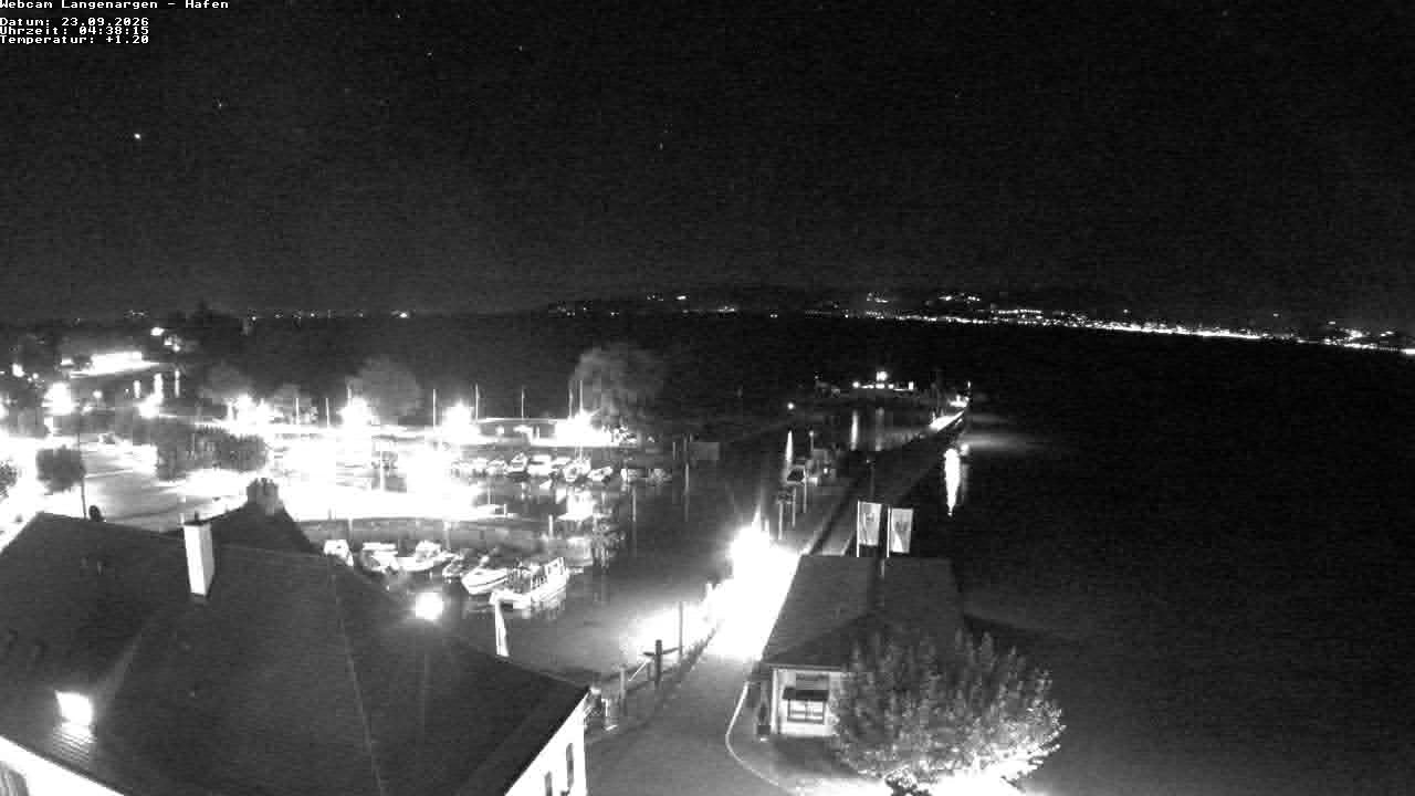 Archiv Foto Webcam Bodensee: Gemeindehafen Langenargen