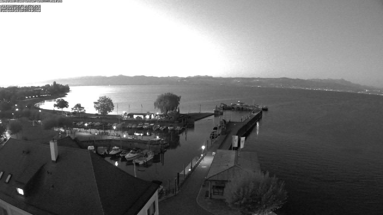 Archiv Foto Webcam Bodensee: Gemeindehafen Langenargen