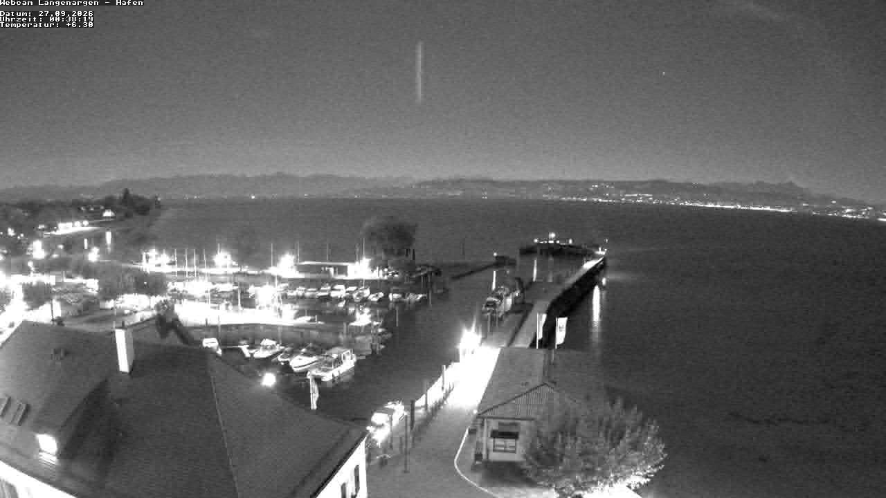 Archiv Foto Webcam Bodensee: Gemeindehafen Langenargen