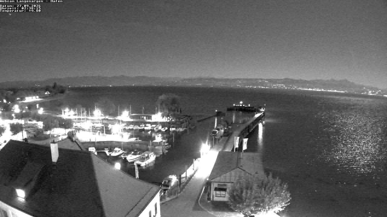 Archiv Foto Webcam Bodensee: Gemeindehafen Langenargen