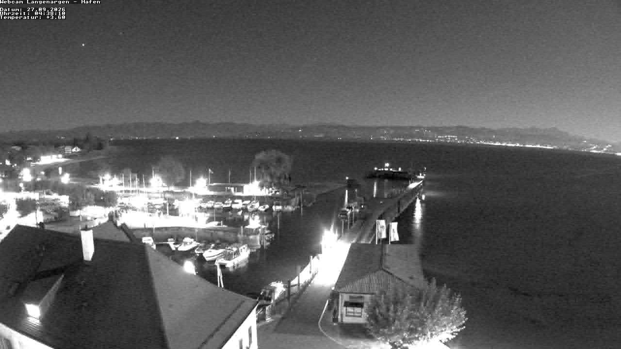 Archiv Foto Webcam Bodensee: Gemeindehafen Langenargen