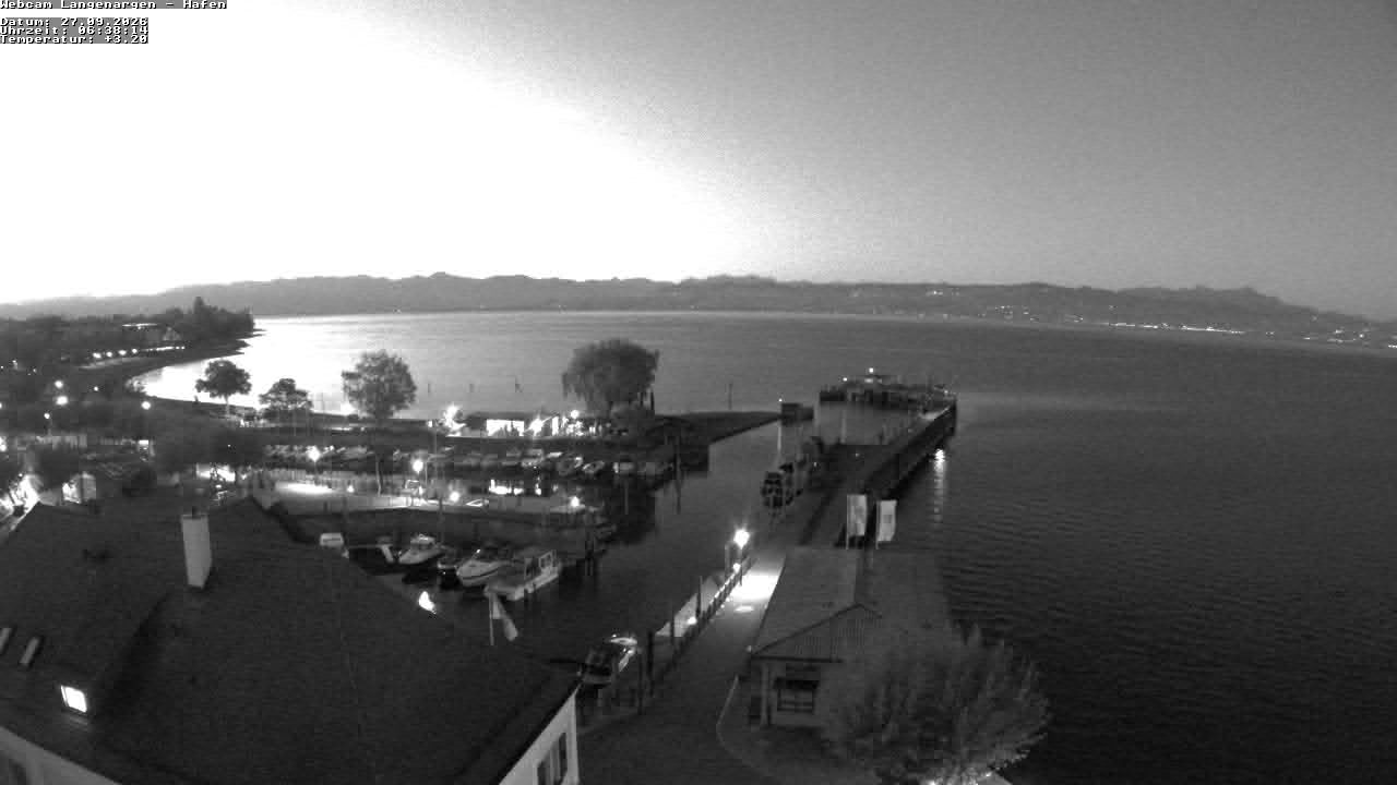Archiv Foto Webcam Bodensee: Gemeindehafen Langenargen
