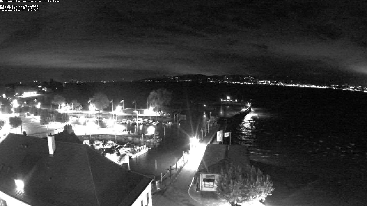 Archiv Foto Webcam Bodensee: Gemeindehafen Langenargen