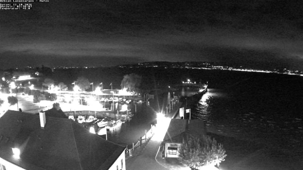 Archiv Foto Webcam Bodensee: Gemeindehafen Langenargen
