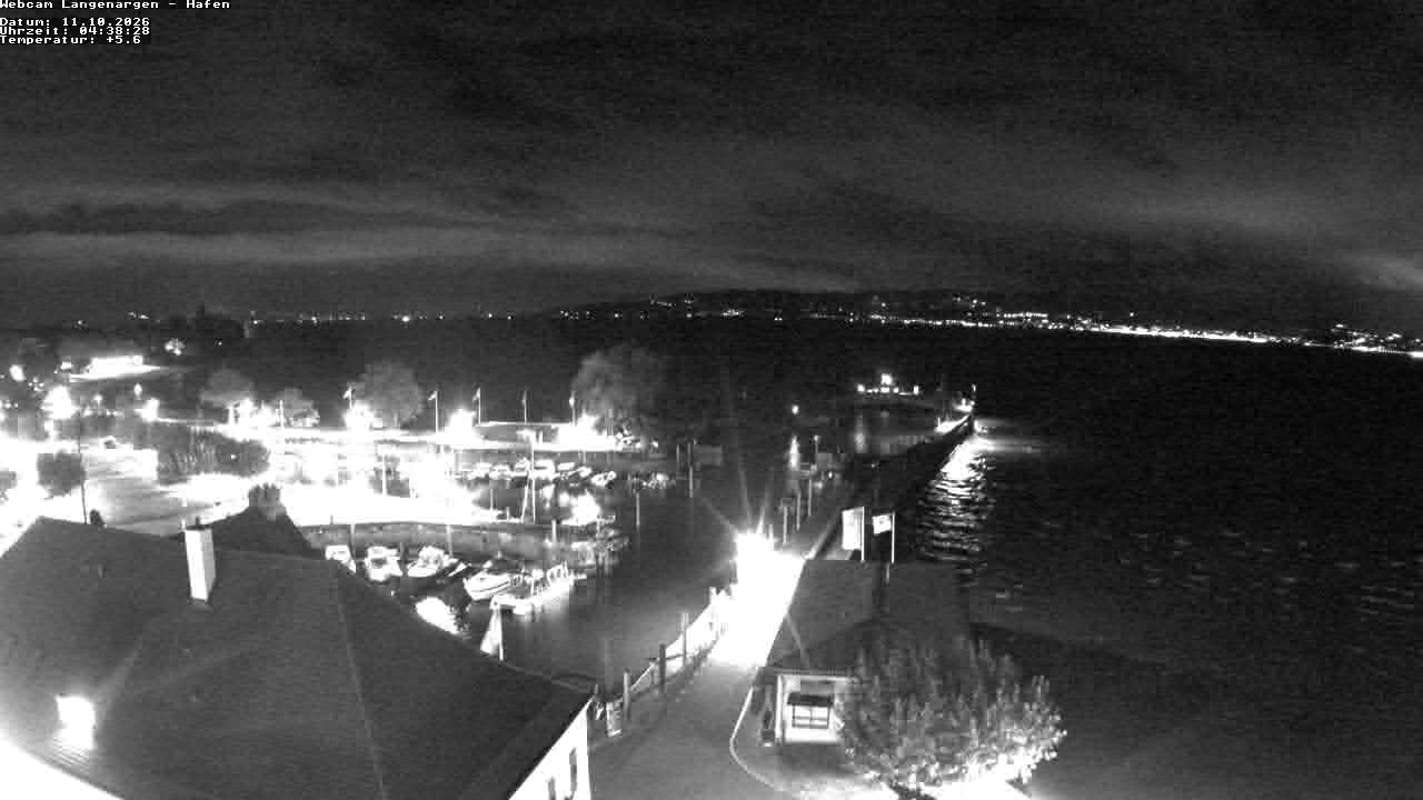 Archiv Foto Webcam Bodensee: Gemeindehafen Langenargen