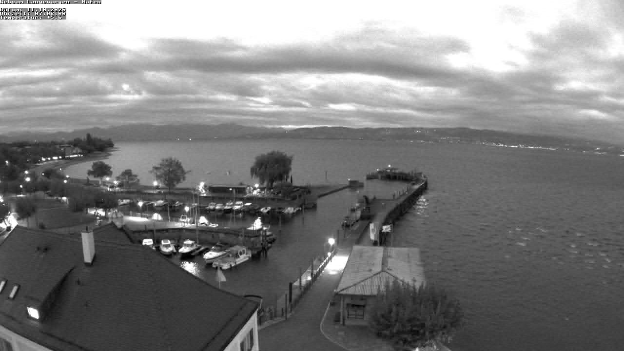 Archiv Foto Webcam Bodensee: Gemeindehafen Langenargen