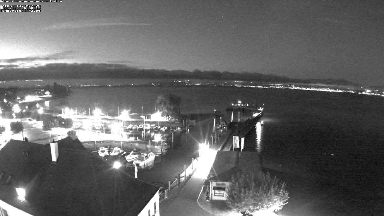 Archiv Foto Webcam Bodensee: Gemeindehafen Langenargen