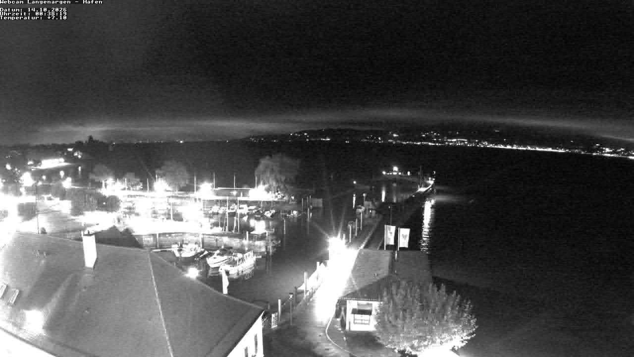 Archiv Foto Webcam Bodensee: Gemeindehafen Langenargen