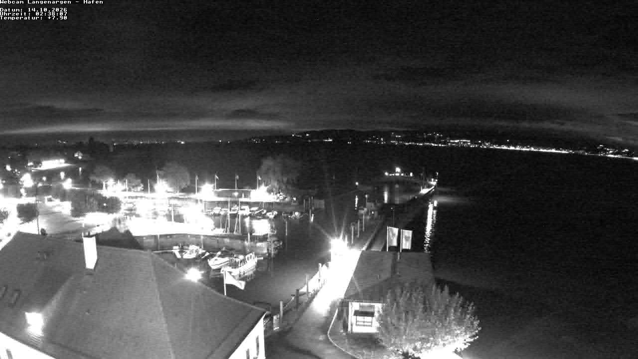Archiv Foto Webcam Bodensee: Gemeindehafen Langenargen