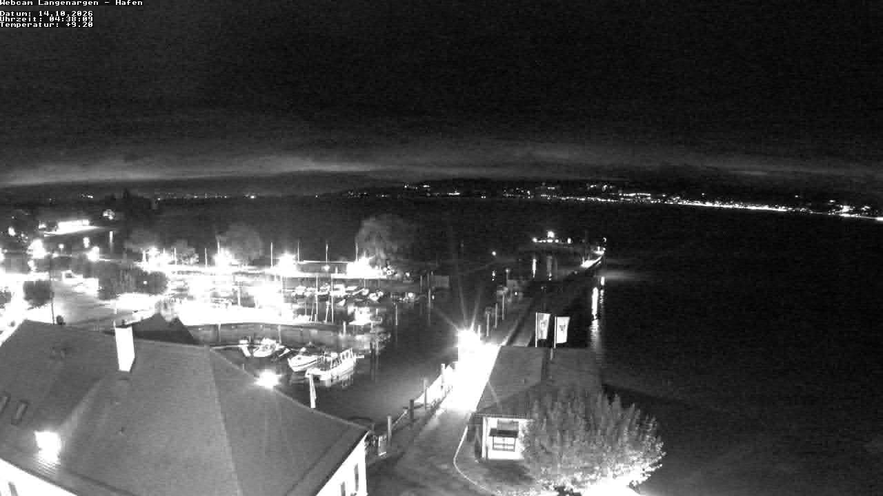Archiv Foto Webcam Bodensee: Gemeindehafen Langenargen