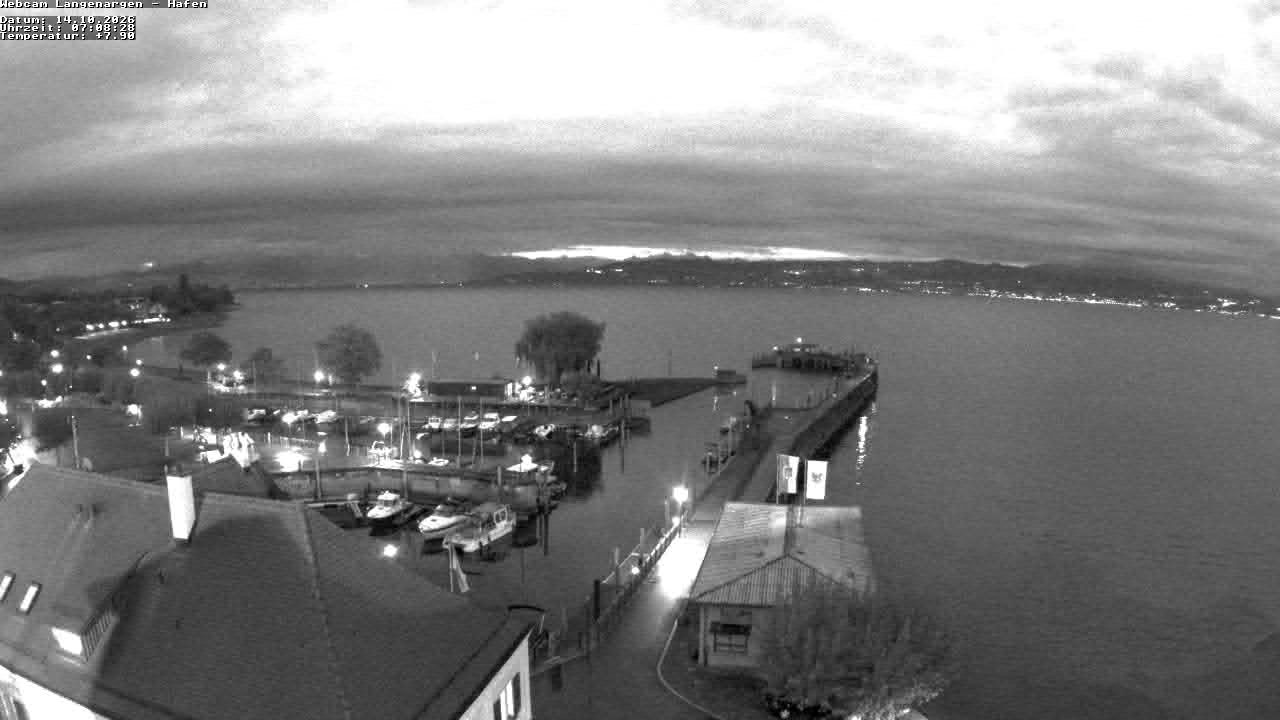 Archiv Foto Webcam Bodensee: Gemeindehafen Langenargen