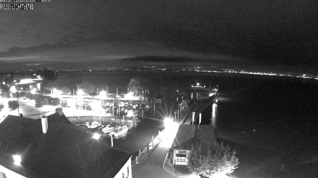 Archiv Foto Webcam Bodensee: Gemeindehafen Langenargen