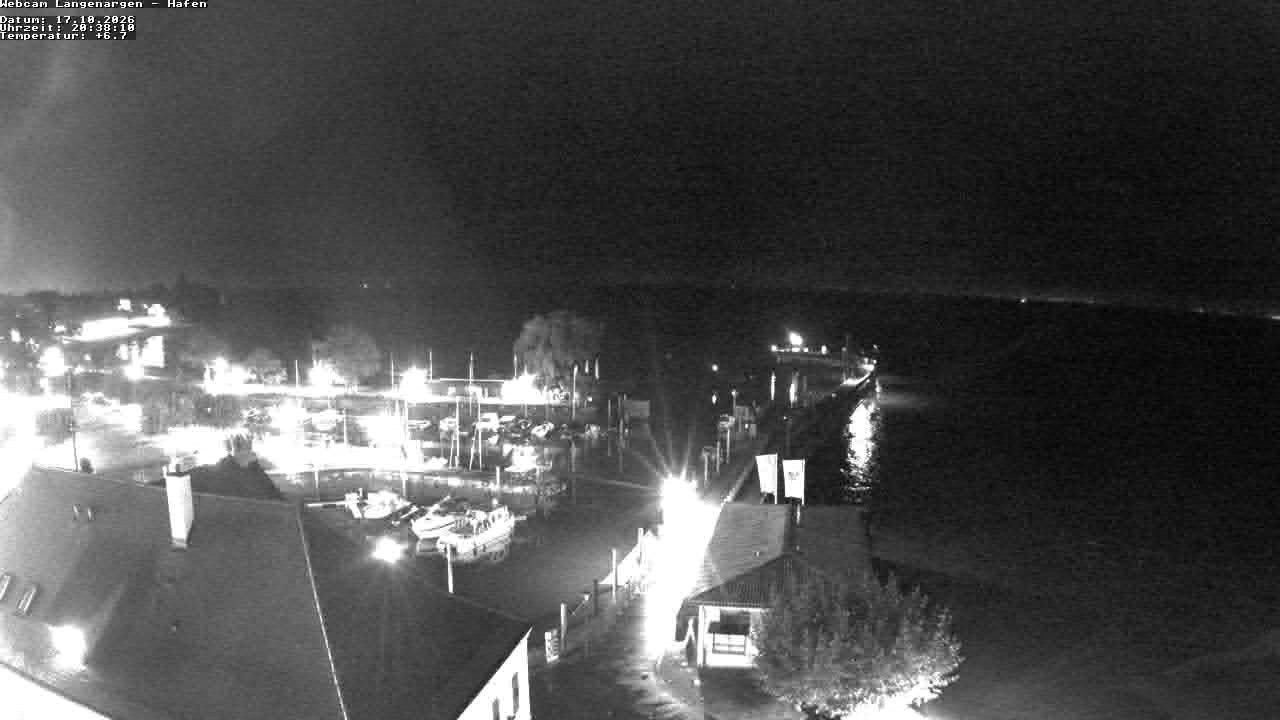 Archiv Foto Webcam Bodensee: Gemeindehafen Langenargen