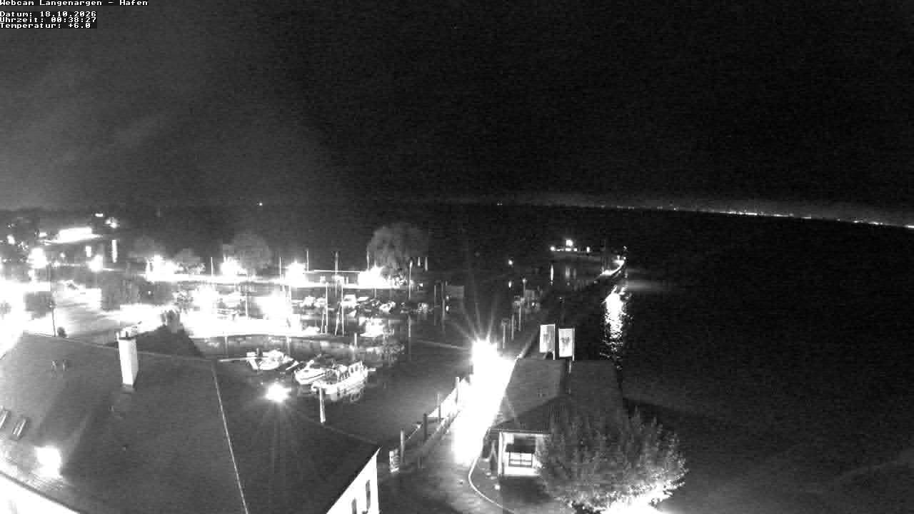 Archiv Foto Webcam Bodensee: Gemeindehafen Langenargen