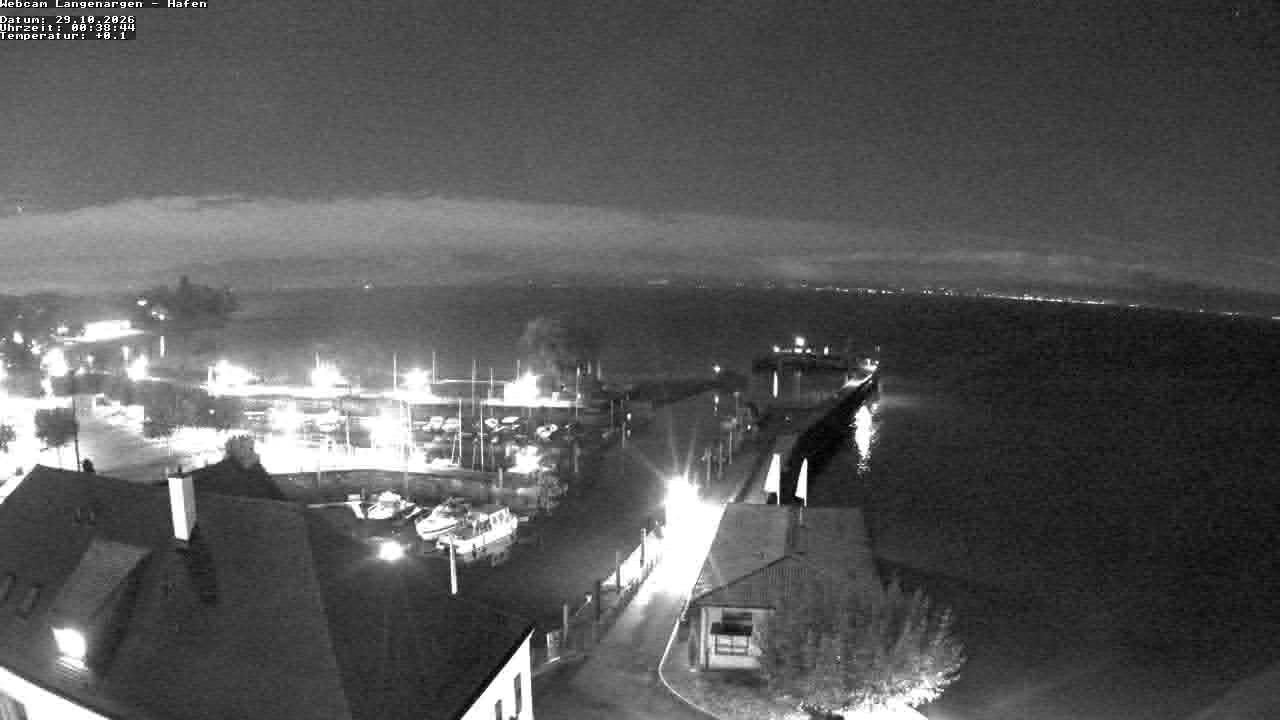 Archiv Foto Webcam Bodensee: Gemeindehafen Langenargen