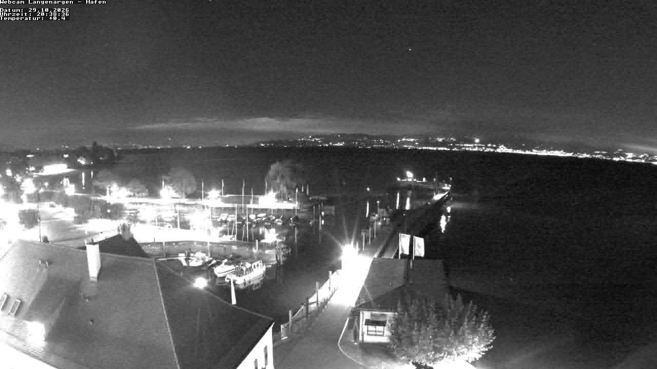 Archiv Foto Webcam Bodensee: Gemeindehafen Langenargen