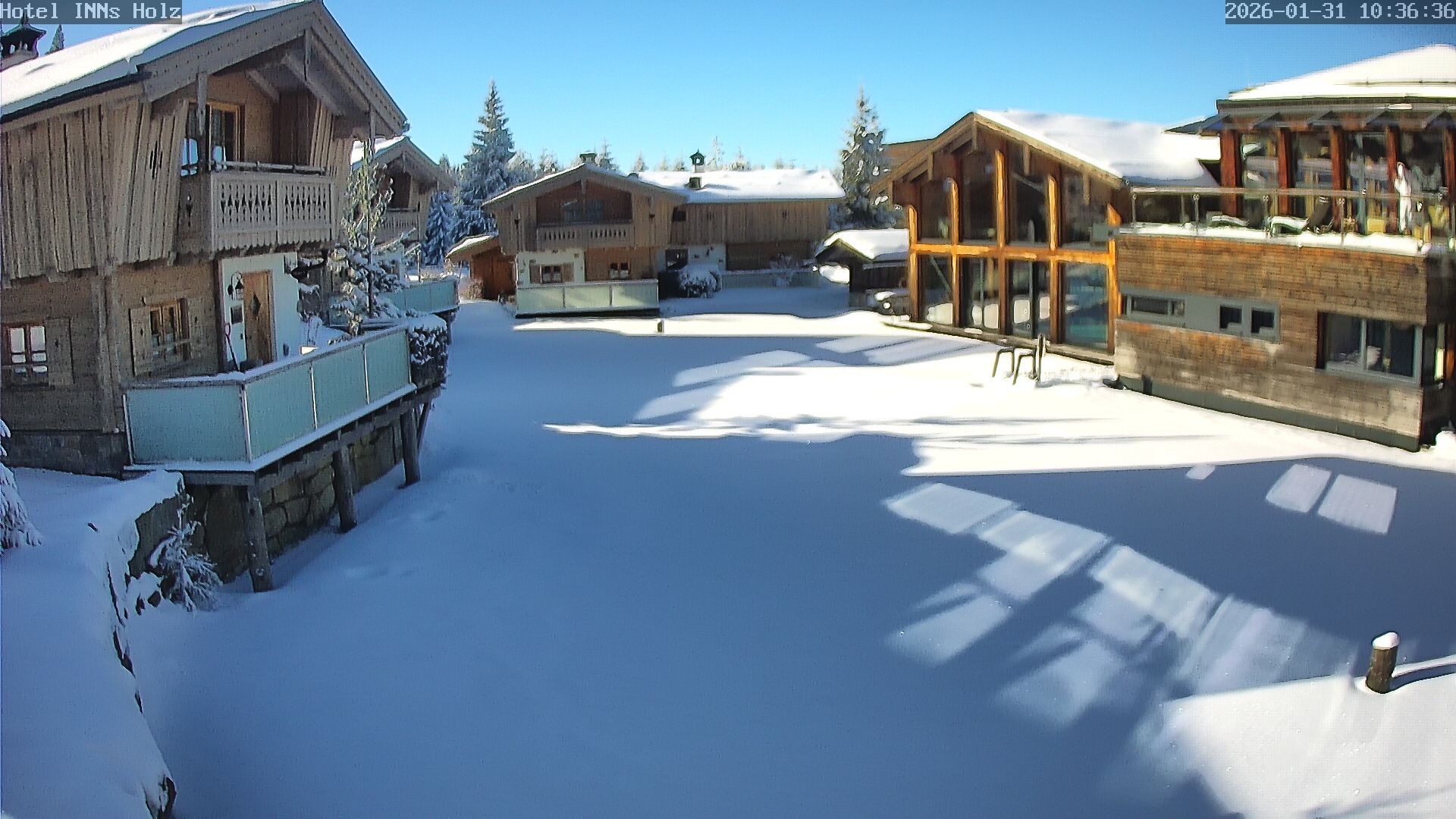 Archiv Foto Webcam INNs HOLZ Natur- & Vitalhotel, Chaletdorf Böhmerwald
