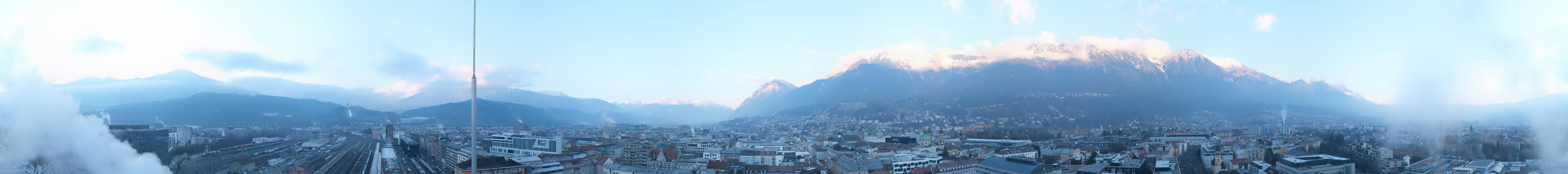 Archiv Foto Webcam Panoramablick - Innsbruck