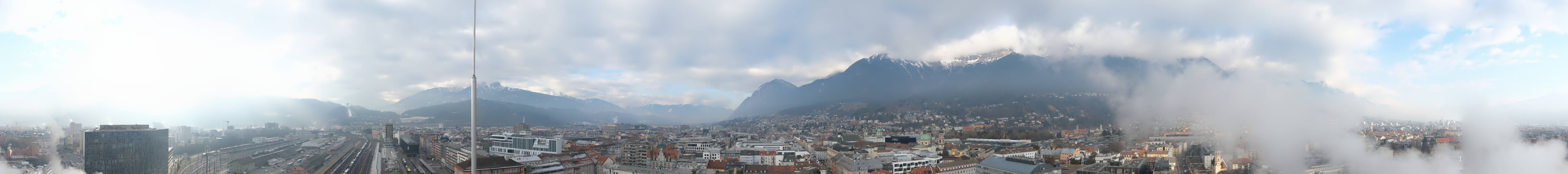 Archiv Foto Webcam Panoramablick - Innsbruck