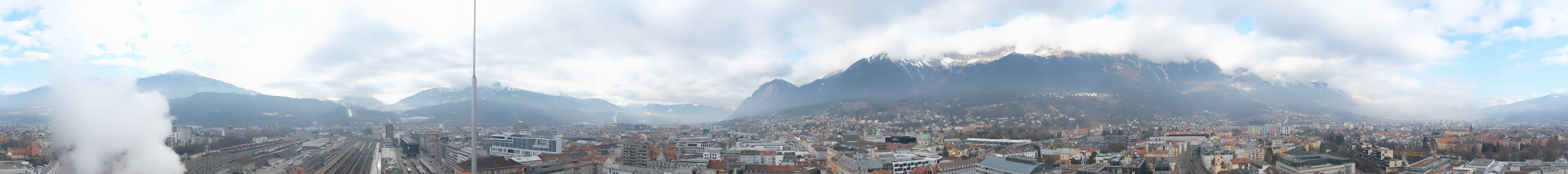 Archiv Foto Webcam Panoramablick - Innsbruck