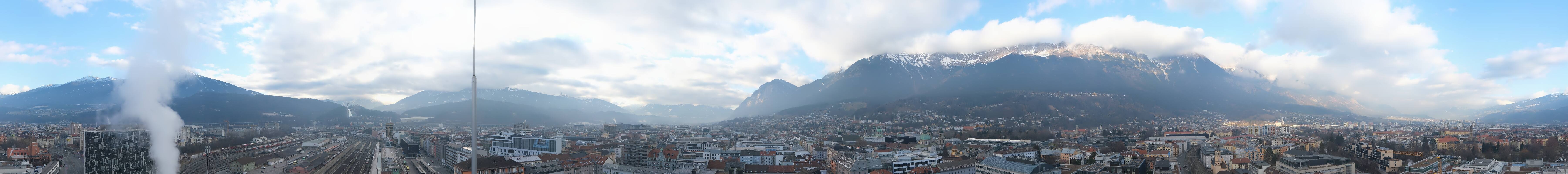 Archiv Foto Webcam Panoramablick - Innsbruck