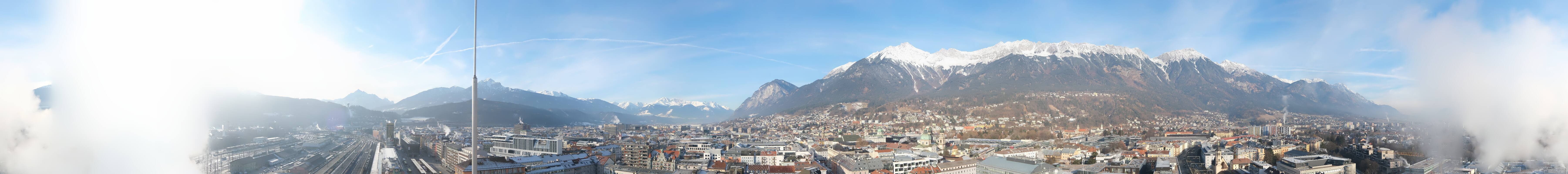 Archiv Foto Webcam Panoramablick - Innsbruck