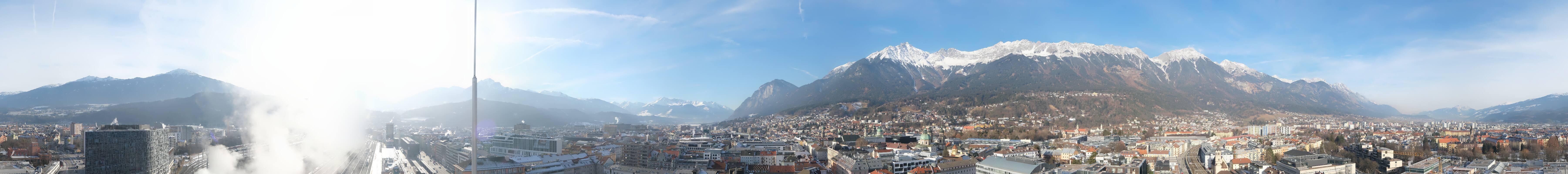 Archiv Foto Webcam Panoramablick - Innsbruck