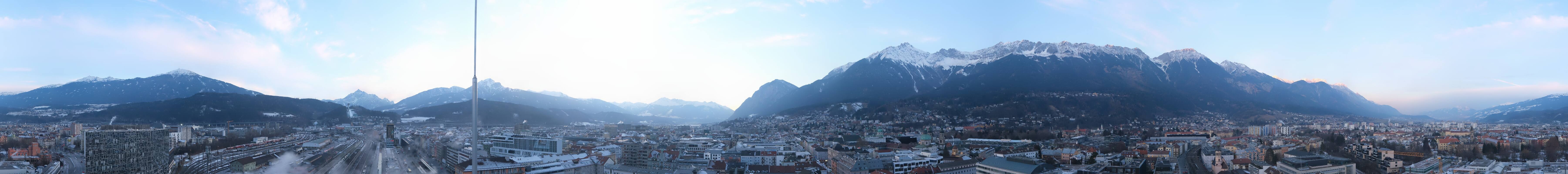 Archiv Foto Webcam Panoramablick - Innsbruck