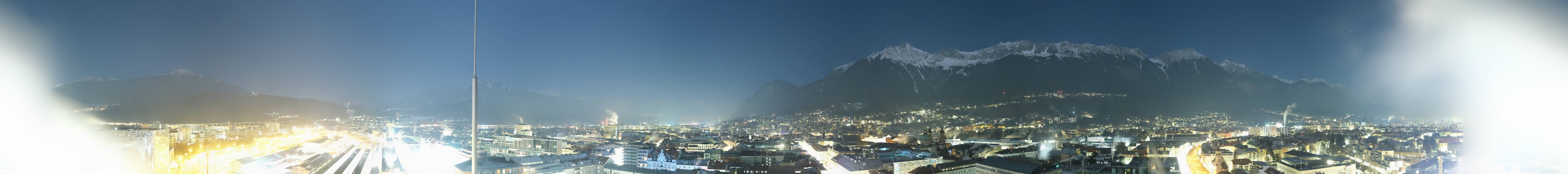 Archiv Foto Webcam Panoramablick - Innsbruck