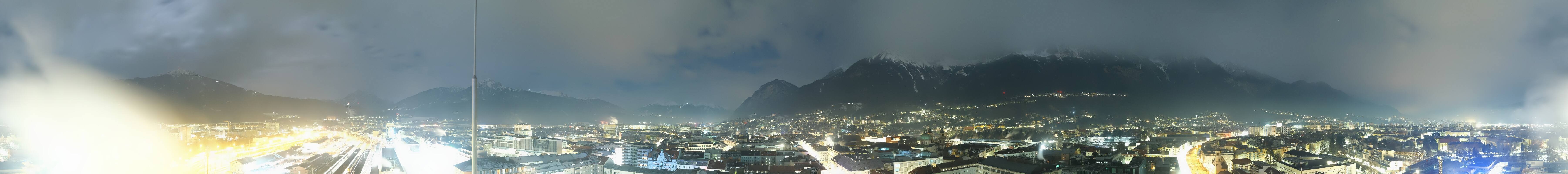 Archiv Foto Webcam Panoramablick - Innsbruck