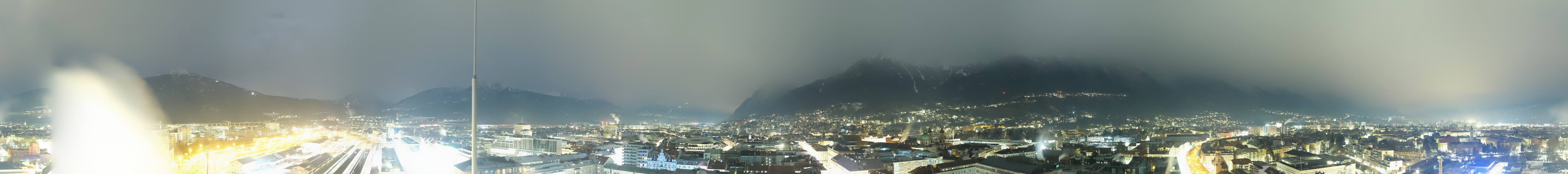 Archiv Foto Webcam Panoramablick - Innsbruck