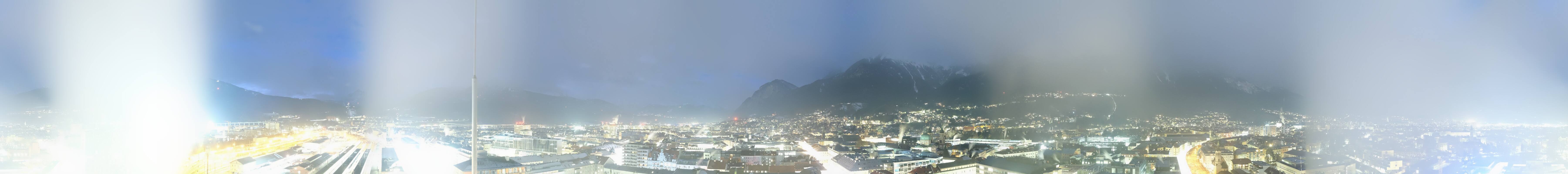 Archiv Foto Webcam Panoramablick - Innsbruck