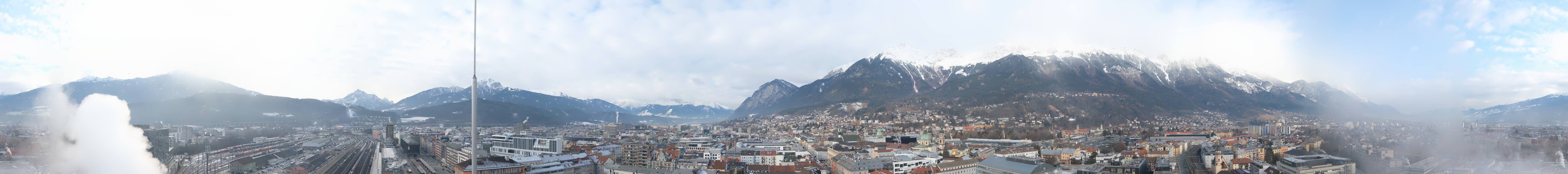 Archiv Foto Webcam Panoramablick - Innsbruck