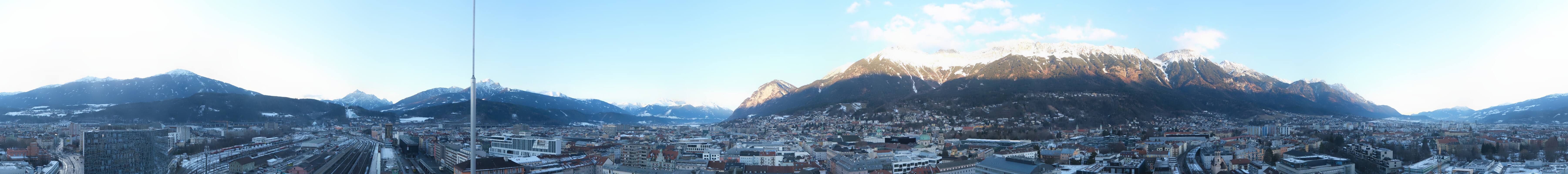 Archiv Foto Webcam Panoramablick - Innsbruck