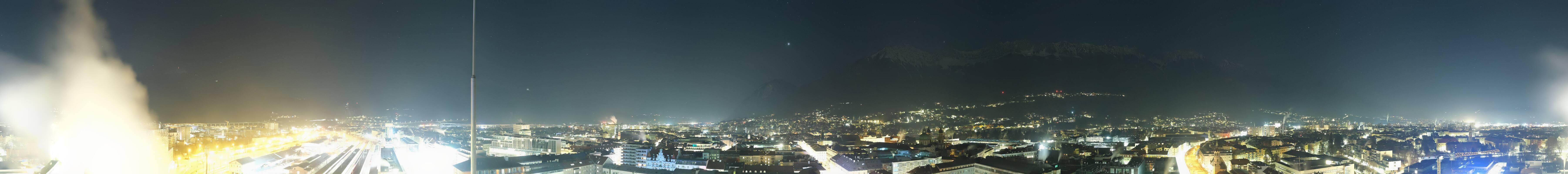 Archiv Foto Webcam Panoramablick - Innsbruck
