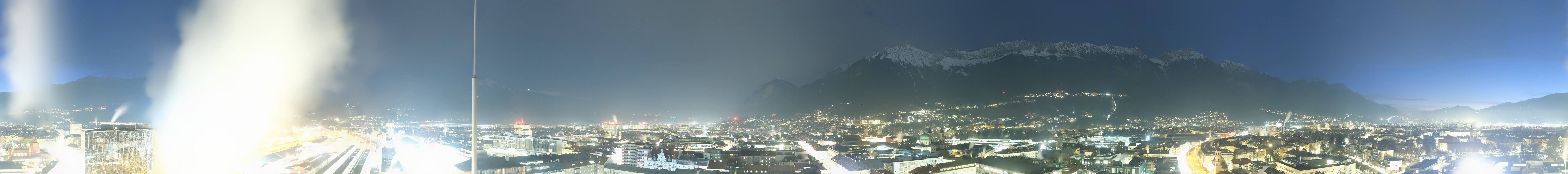Archiv Foto Webcam Panoramablick - Innsbruck