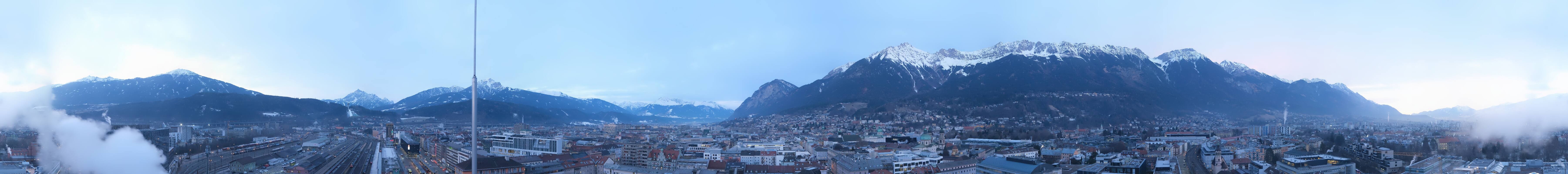 Archiv Foto Webcam Panoramablick - Innsbruck