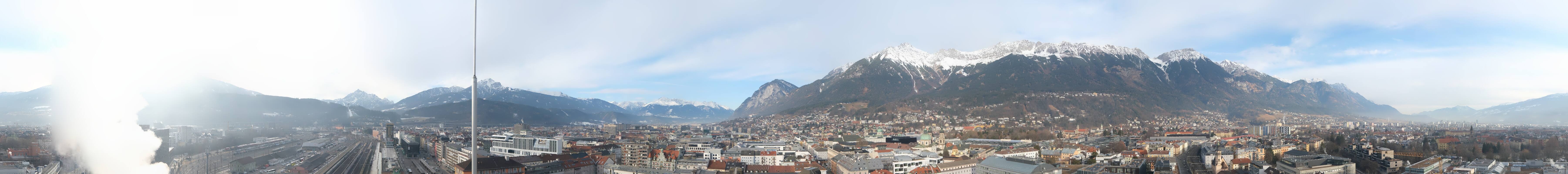 Archiv Foto Webcam Panoramablick - Innsbruck