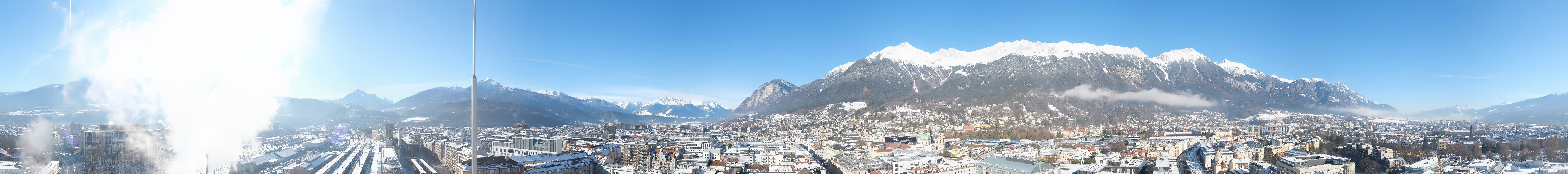Archiv Foto Webcam Panoramablick - Innsbruck
