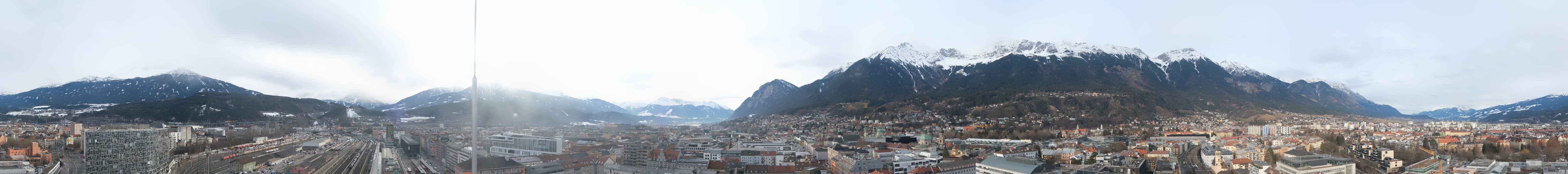 Archiv Foto Webcam Panoramablick - Innsbruck