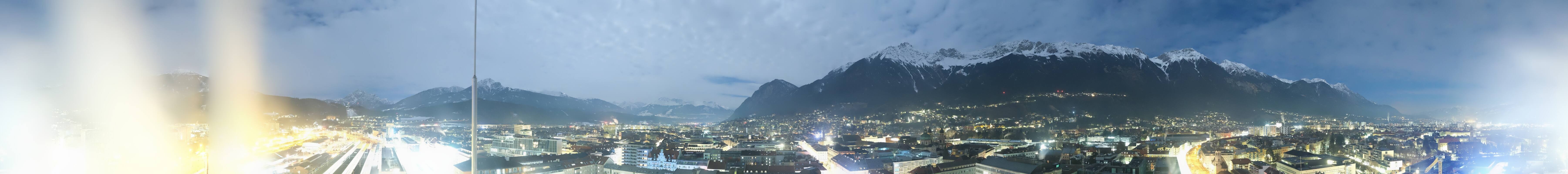 Archiv Foto Webcam Panoramablick - Innsbruck