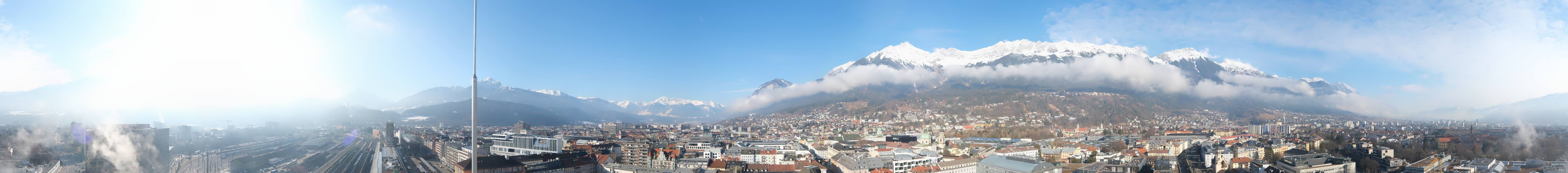 Archiv Foto Webcam Panoramablick - Innsbruck