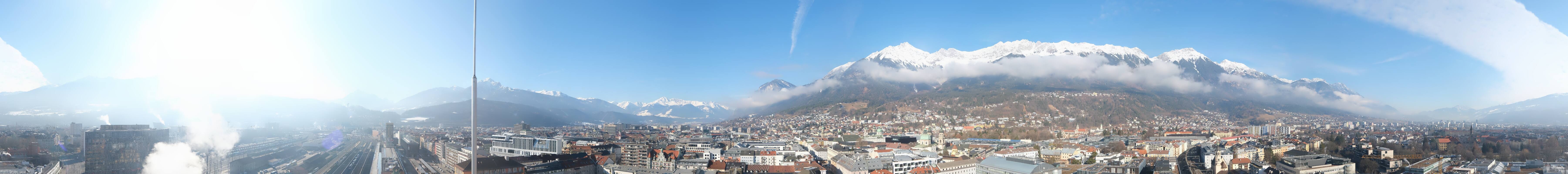 Archiv Foto Webcam Panoramablick - Innsbruck