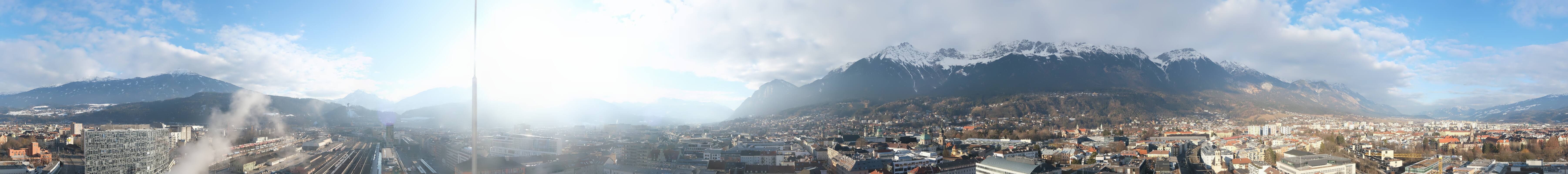 Archiv Foto Webcam Panoramablick - Innsbruck