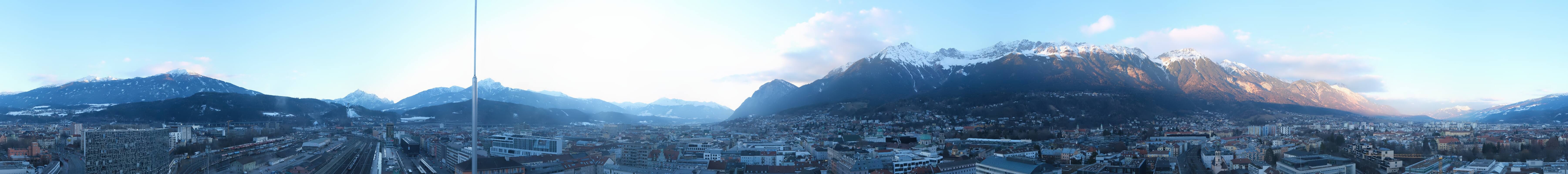 Archiv Foto Webcam Panoramablick - Innsbruck
