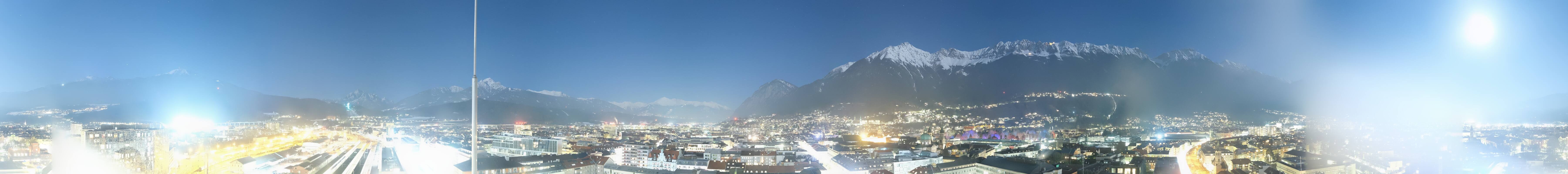 Archiv Foto Webcam Panoramablick - Innsbruck